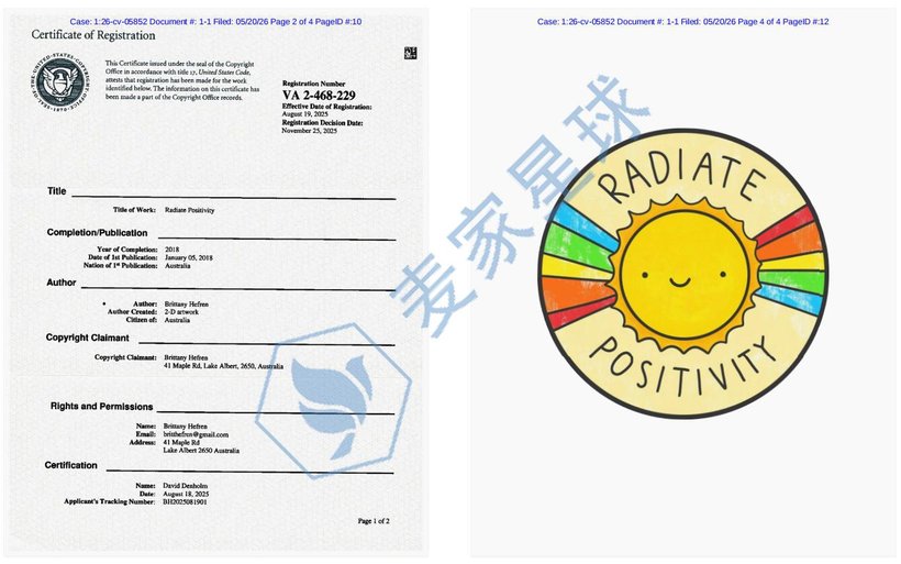 Brittany Hefren - Radiate Positivity Copyright