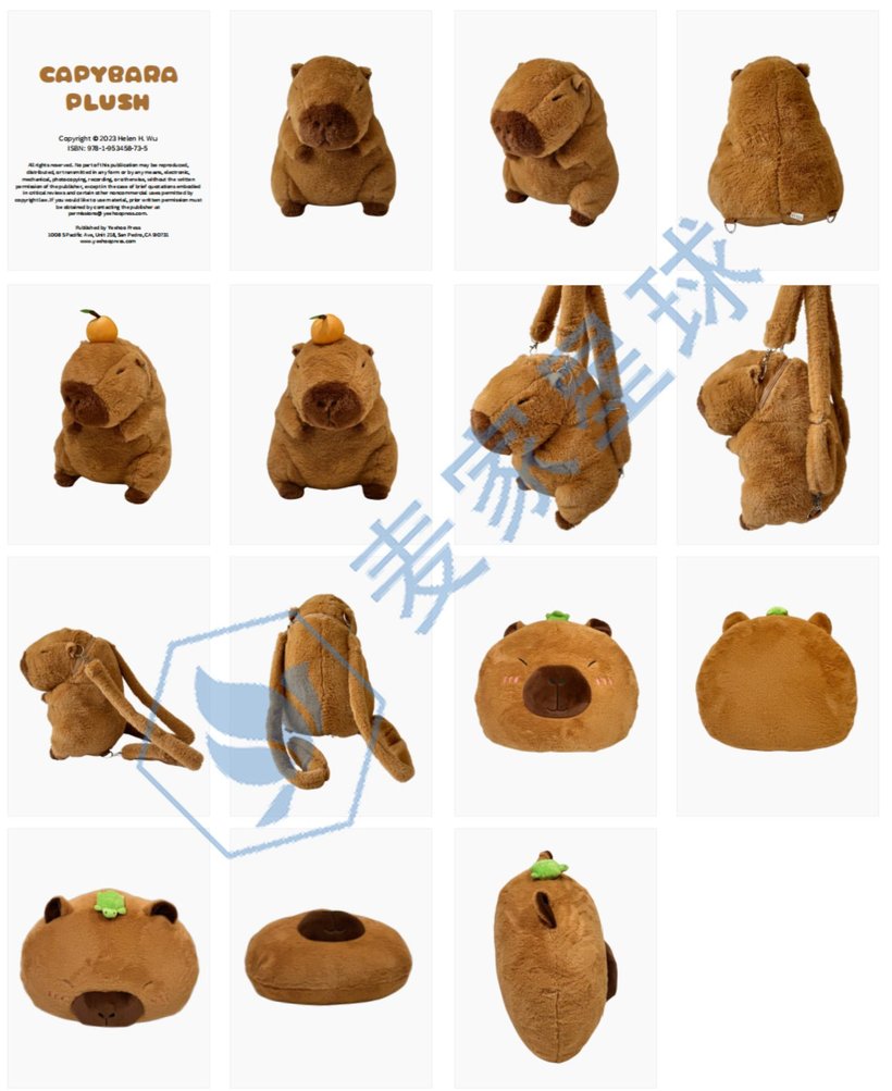 CAPYBARA plush toy copyright
