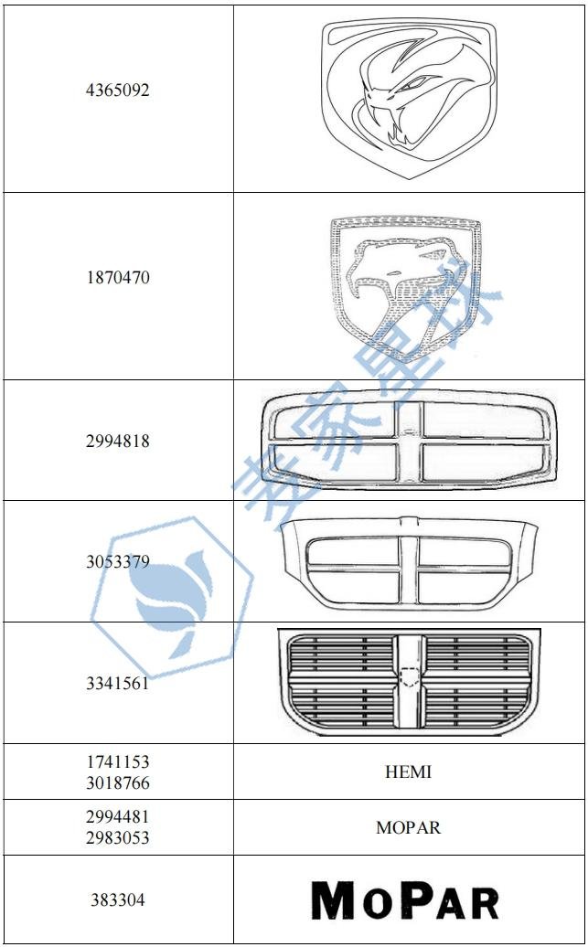 CHRYSLER trademark 5
