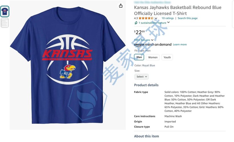 Collegiate Licensing Company violating product