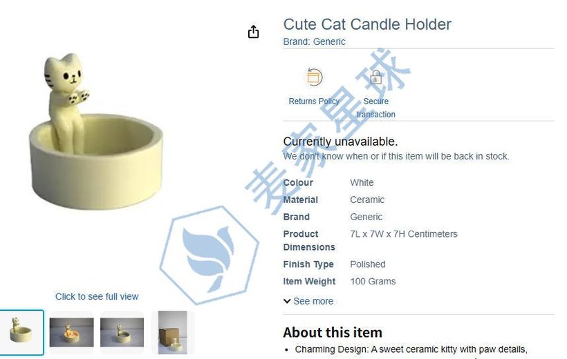 Cute Cat Candle Holder