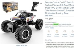 Glorale trademarkb remote control rc truck