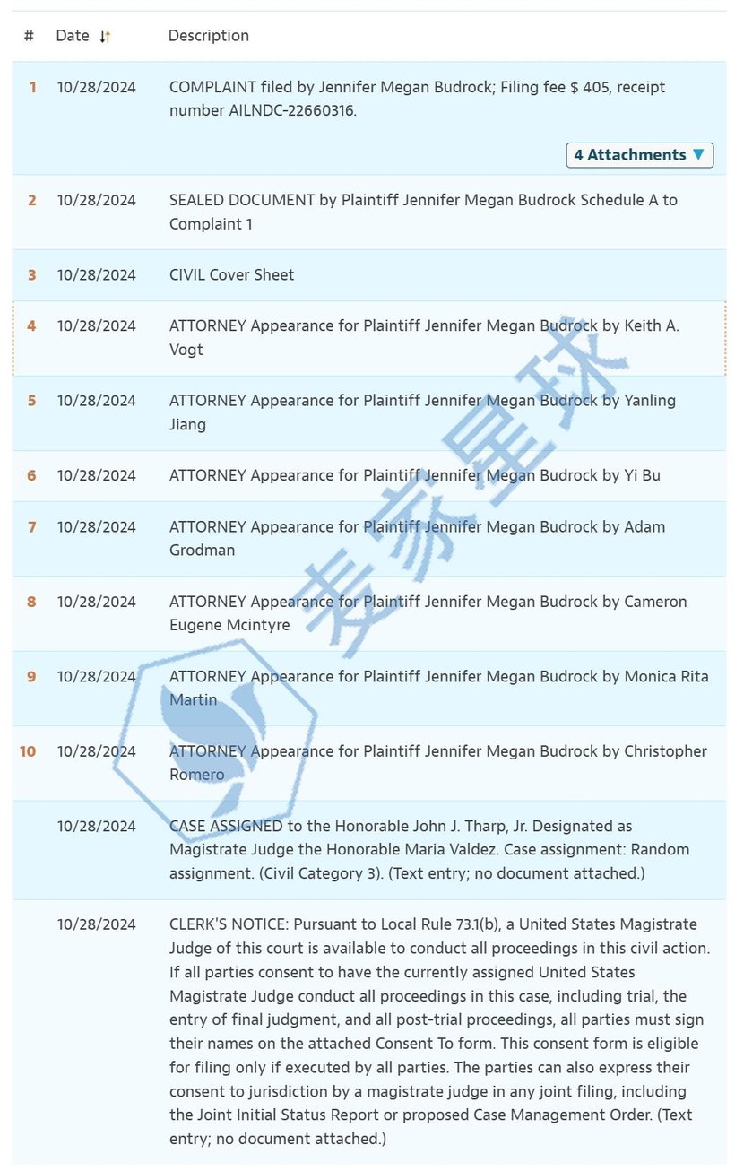 Jennifer Megan Budrock Copyright Lawsuit