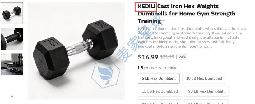 KEDILI Cast Iron Hex Weights Dumbbells