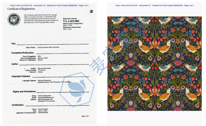 Kateryna Shamanska - Vcitorian flowers Birds and berries