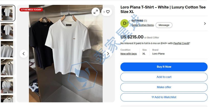 LORO PIANA T-SHIRT EBAY