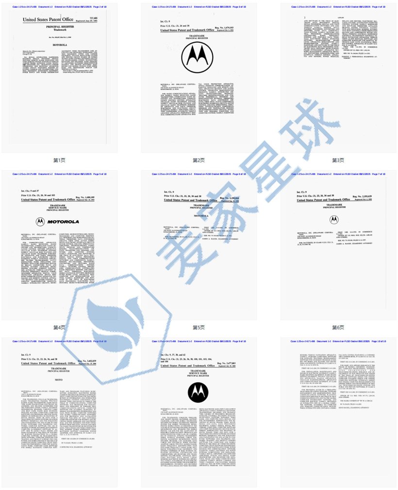 MOTOROLA TRAEDMARK