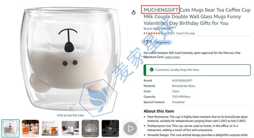 MUCHENGGIFT Cute Mugs Bear Tea Coffee Cup