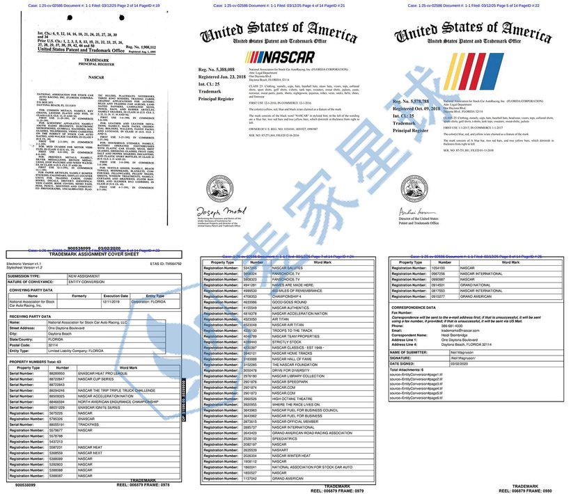 NASCAR Trademarks
