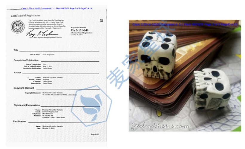 Nicholas Alexander Damario Skull Dice