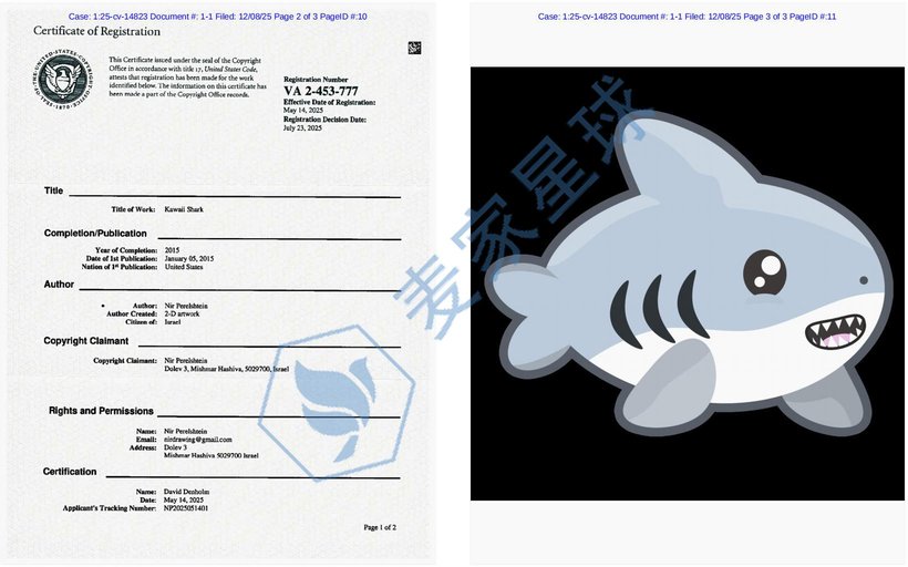 Nir Perelshtein Shark Copyright