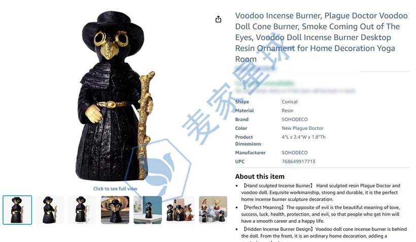Plague Dr OOAK Product
