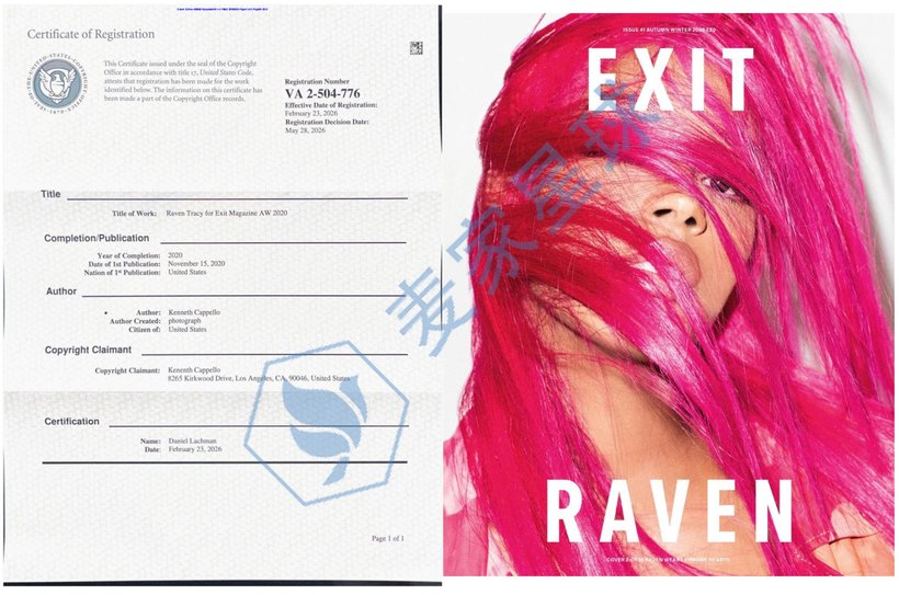 Raven Tracy for Exit Magazine AW 2020 Copyright by Kenneth Cappello