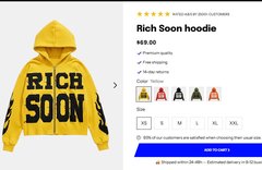 Rich soon hoodie