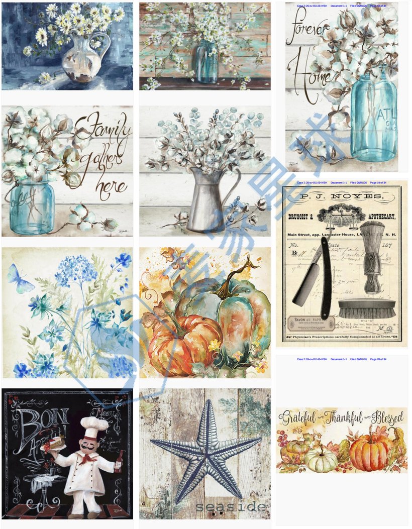 Tre Sorelle Home Designs Copyrights