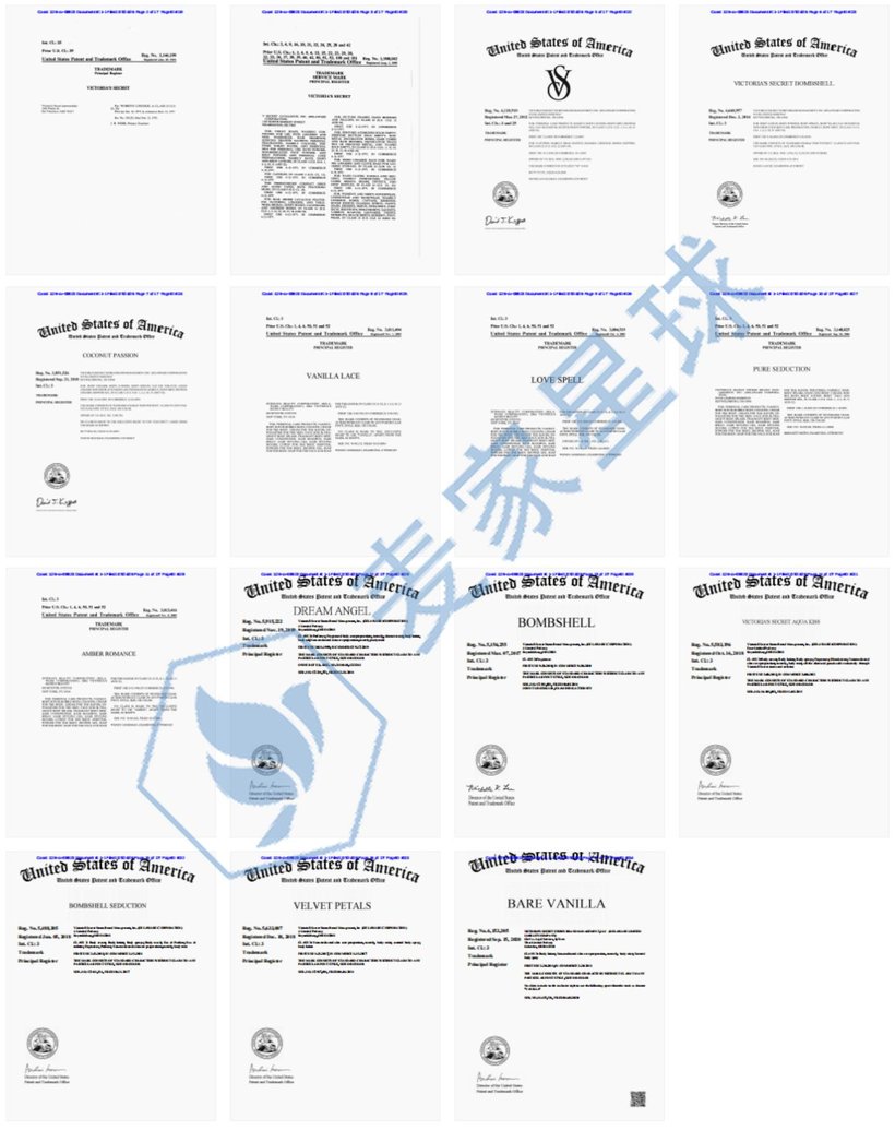 Victoria's Secret trademarks