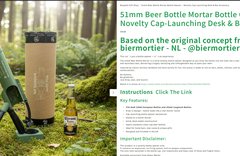 beer bottle mortar by valour print