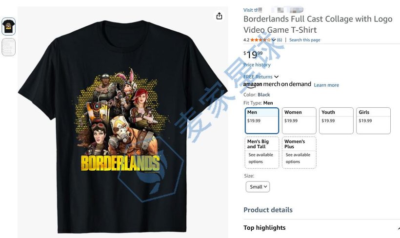 borderlands tshirt