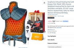 lenmen graphene-infused heating pad